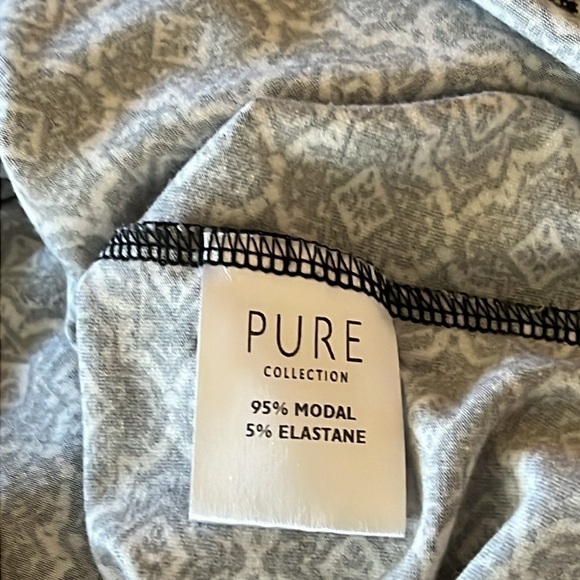 Pure Collection Mosaic Faux Wrap Jersey Style Dress Size 12 - Picture 7 of 7